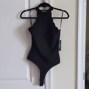 Lulu's scalloped edge body suit